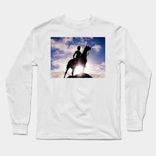 Royal Scots Greys Statue Long Sleeve T-Shirt